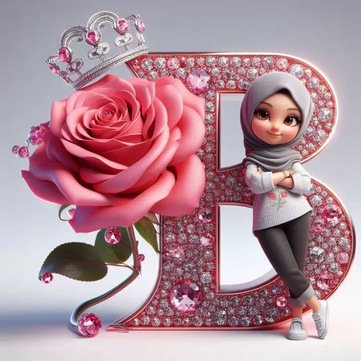 Cute B Name Letter Dp images