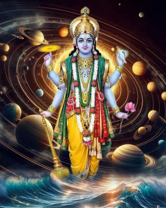 Beautiful God Vishnu Bhagwan WhatsApp DP image