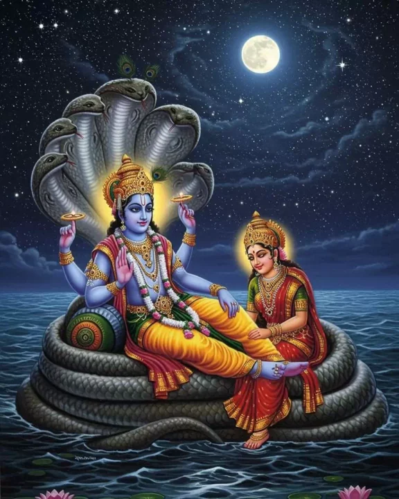 Cute Vishnu Bhagwan images for WhatsApp Profile