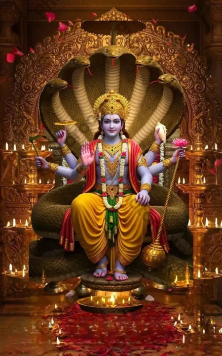 Cute Vishnu Bhagwan images for WhatsApp Profile