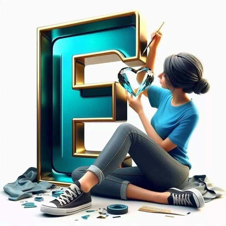 Stylish E Letter DP Images for WhatsApp