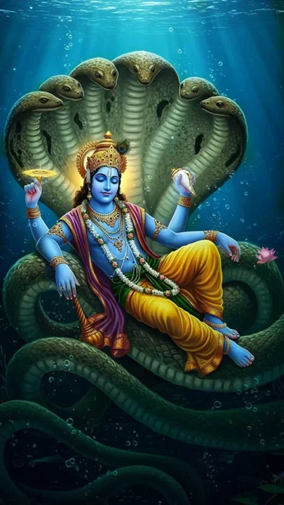Cute Vishnu Bhagwan images for WhatsApp Profile