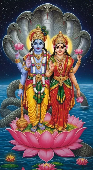 Cute Vishnu Bhagwan images for WhatsApp Profile