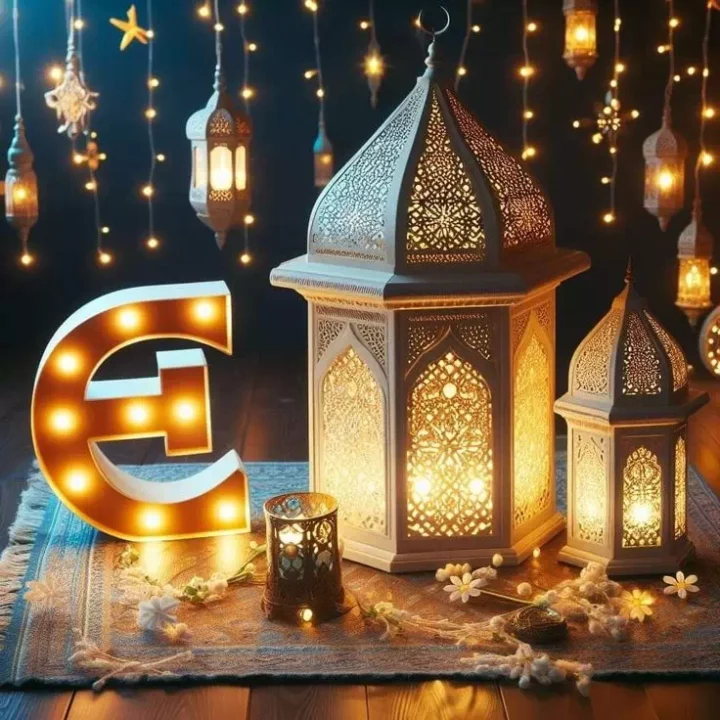 Beautiful Islamic alphabet letter DP for WhatsApp