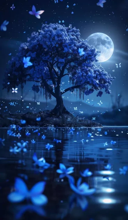 Blue Colour DP images for WhatsApp