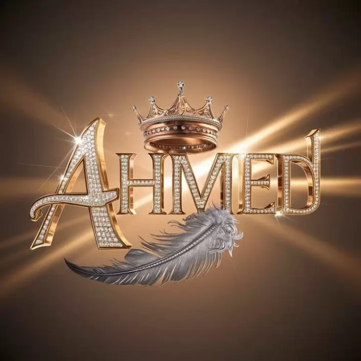 Cute Ahmed Stylish Name Dp Images