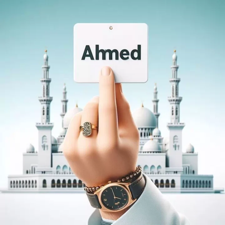 Stylish Ahmed Name DP Images