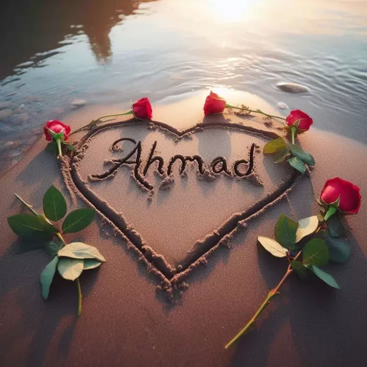 Stylish Ahmed Name DP Images