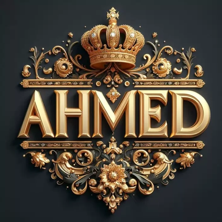Ahmed Name Dp images for Instagram