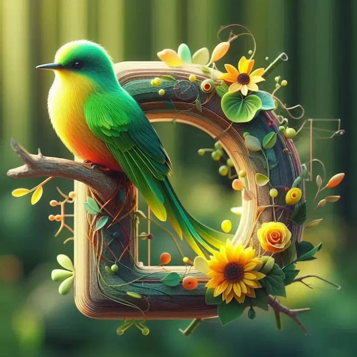 Stylish Alphabet Letter Dpz
