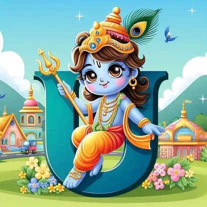 Cute Lord krishna Whatsapp Profiles