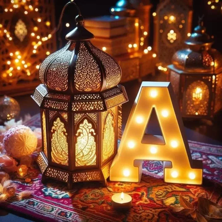 A to Z Islamic letter DP images