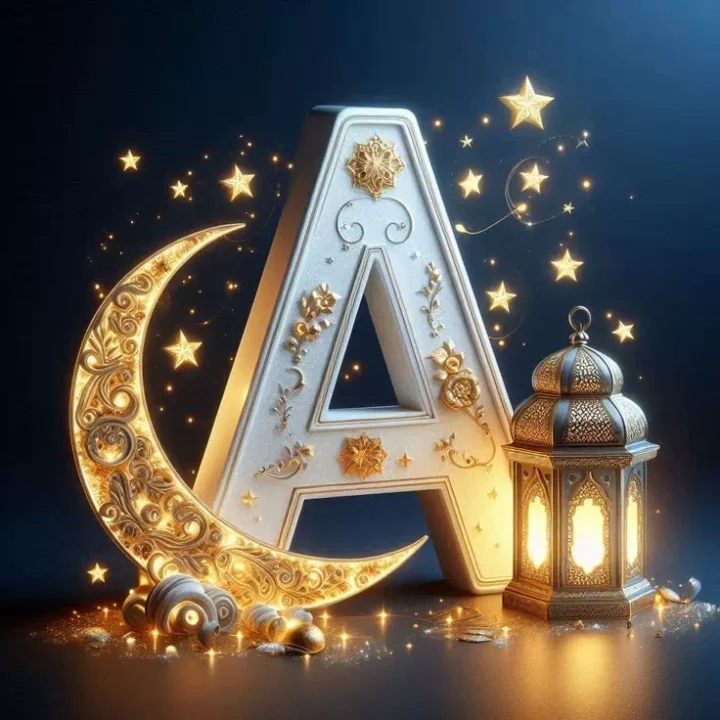 A to Z Islamic letter DP images