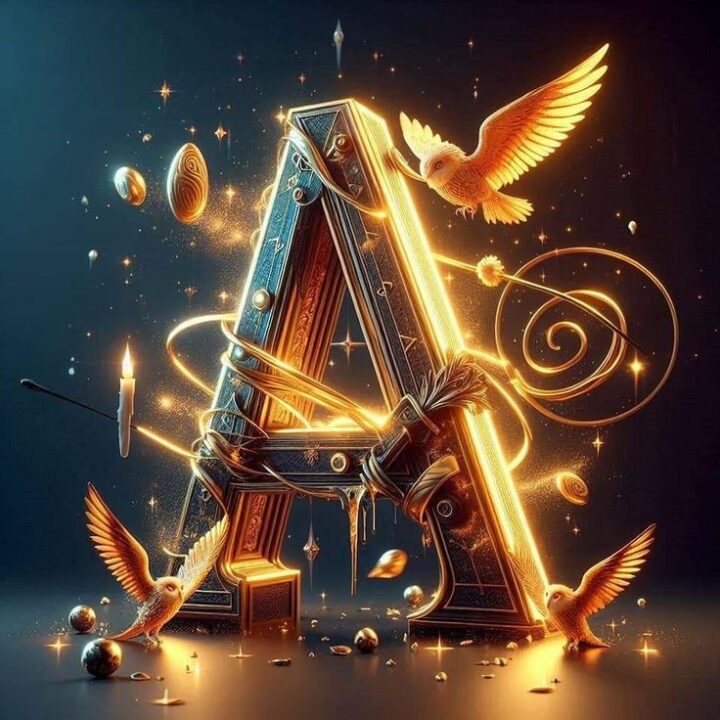 Stylish A Letter DP for Boys