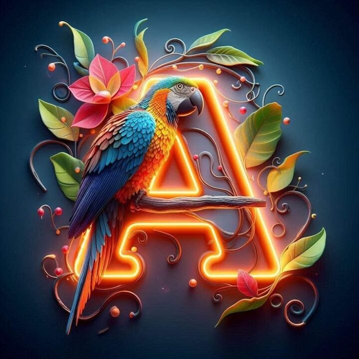 Stylish A Letter DP for Boys