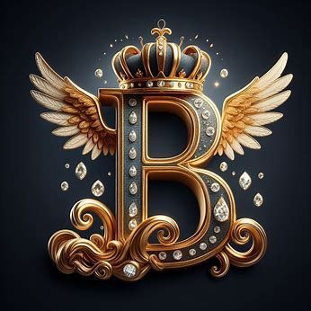 Stylish B letter DP for Instagram