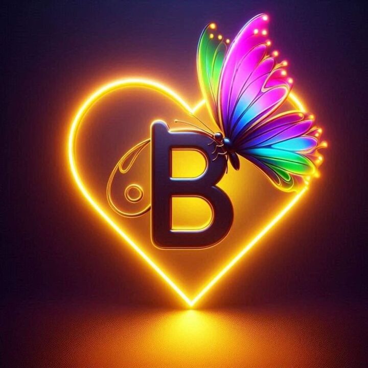 Stylish B alphabet profile pictures