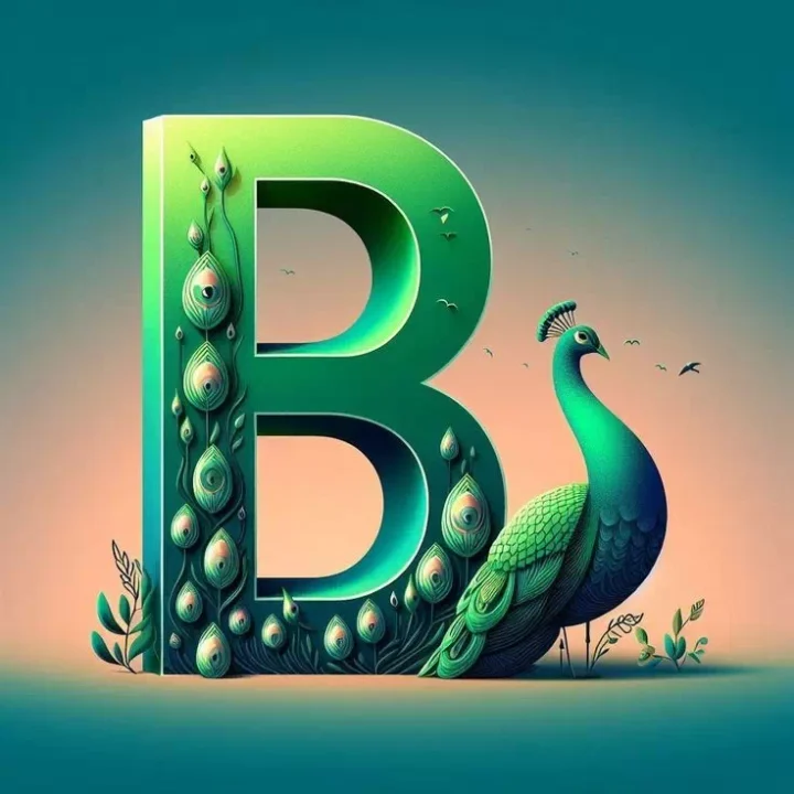 Stylish B alphabet profile picture HD