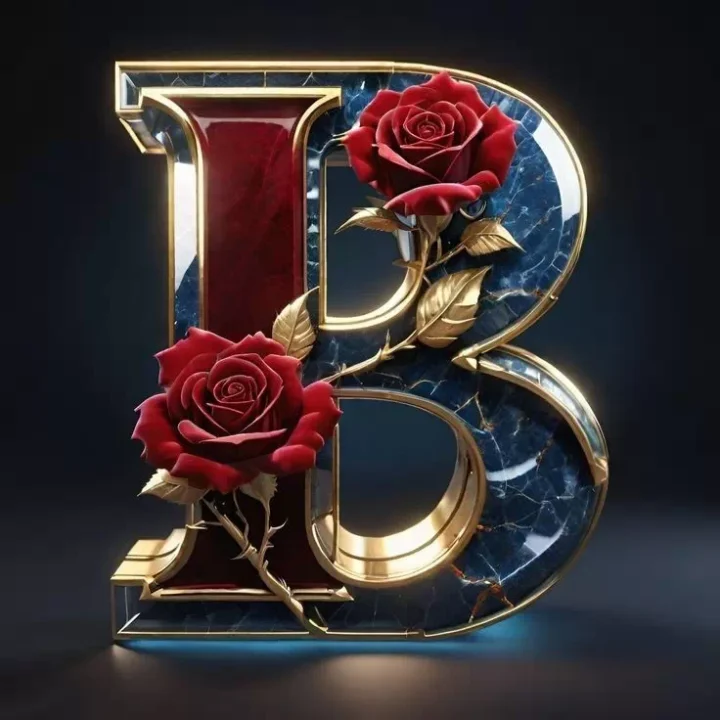 Beautiful B letter DP image for WhatsApp
