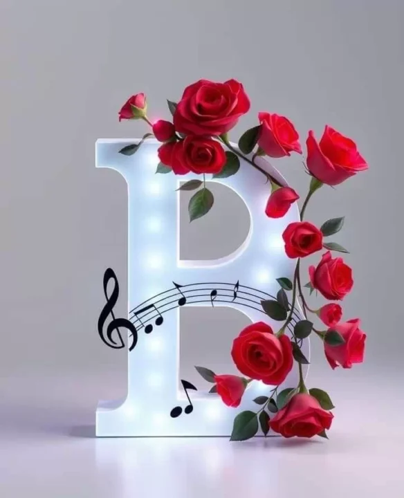 Beautiful B letter DP image for WhatsApp