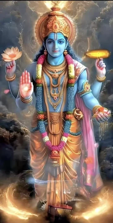 Beautiful God Vishnu Bhagwan WhatsApp DP image