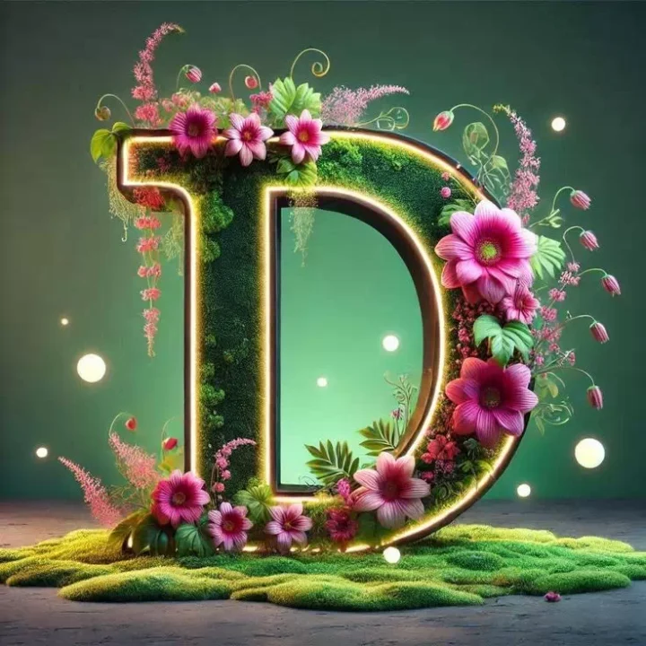Facebook Alphabet D Letter DP Images