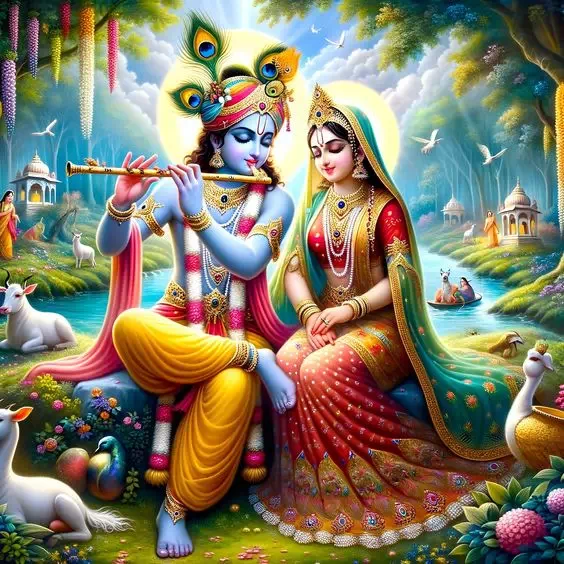Romantic Radha Krishna Pictures