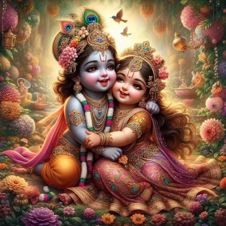 Radha Krishna Facebook Profile Picture