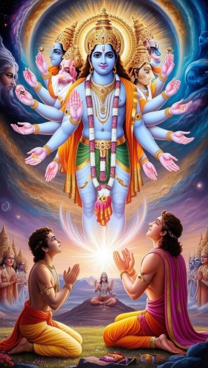 Beautiful Vishnu Bhagwan DP images for WhatsApp