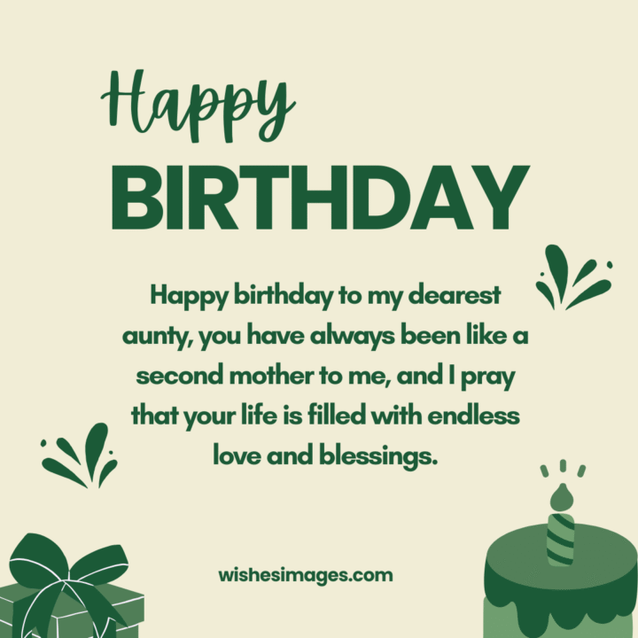 Inspirational Birthday Messages for Aunty