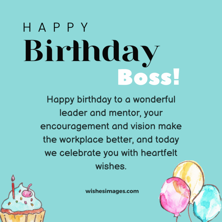 best birthday wishes for boss