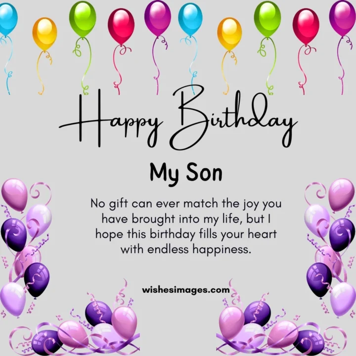 Happy Birthday Wishes for Son
