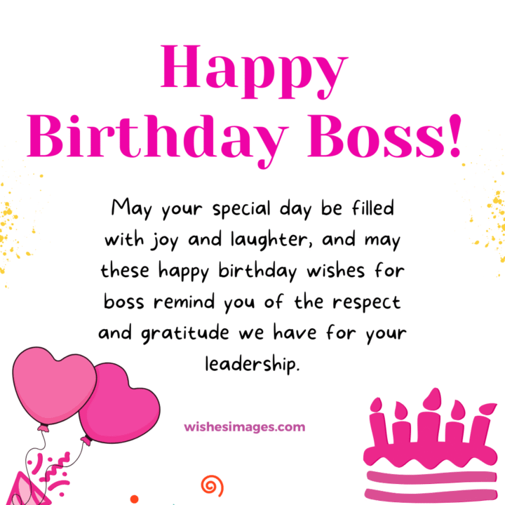 Happy Birthday Greetings for Boss