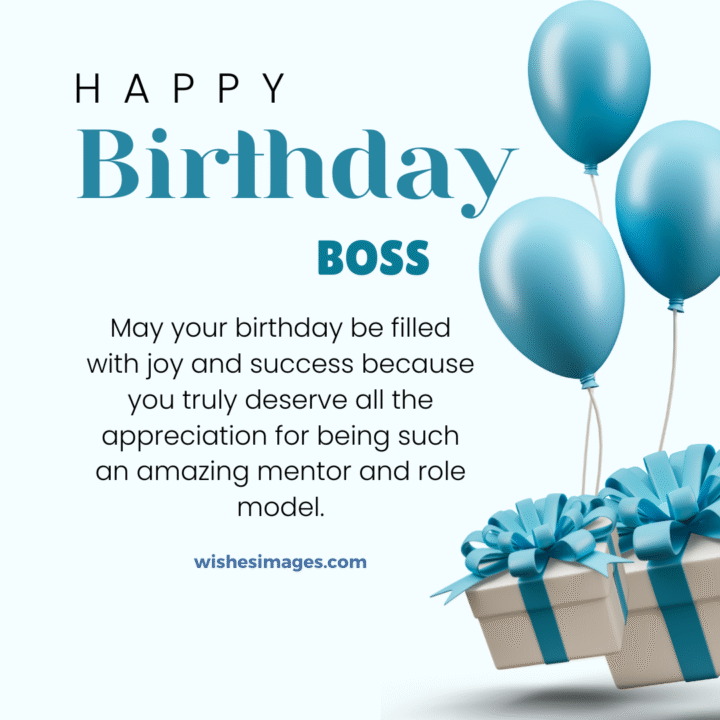 birthday greetings for boss