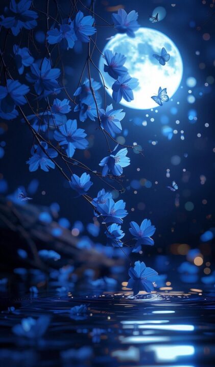 Stylish Blue DP for WhatsApp