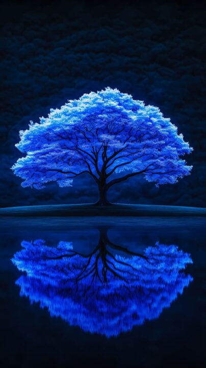 Stylish Blue DP for WhatsApp