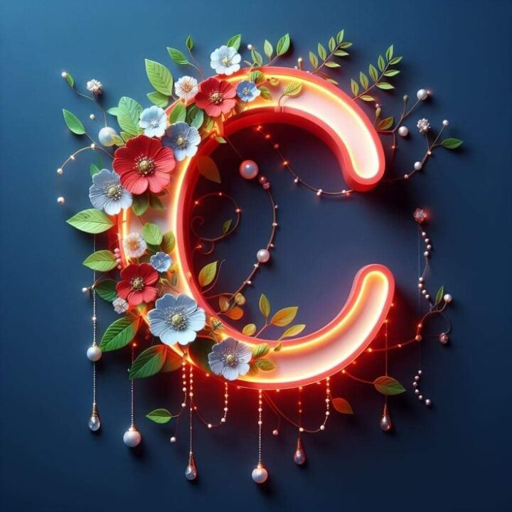 Beautiful C letter Dp images for Boy & Girls
