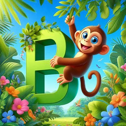 Cute B Alphabet DP for Boys
