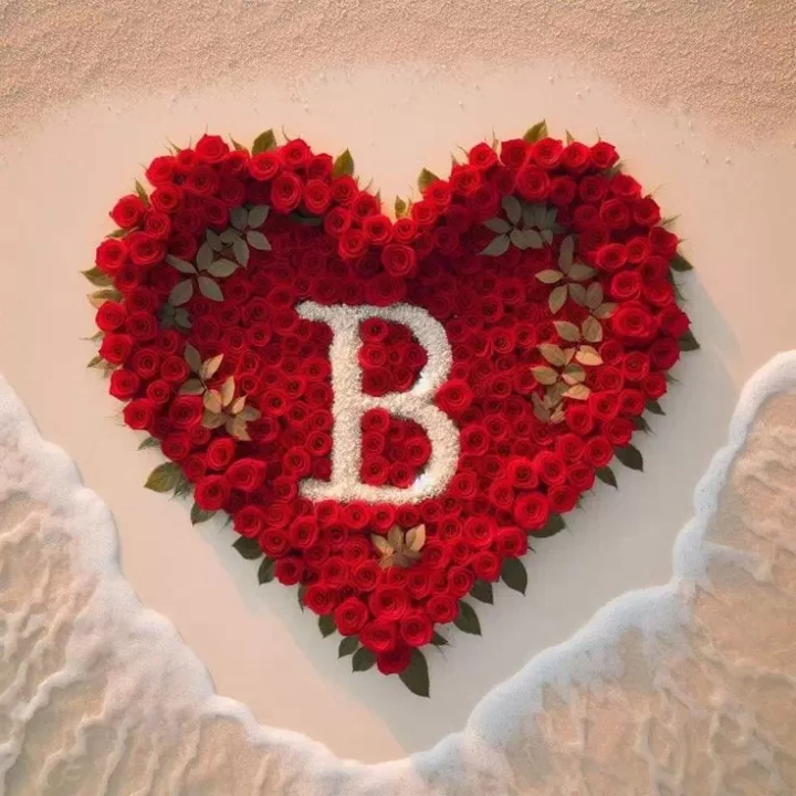 Cute B Name Letter Dp images