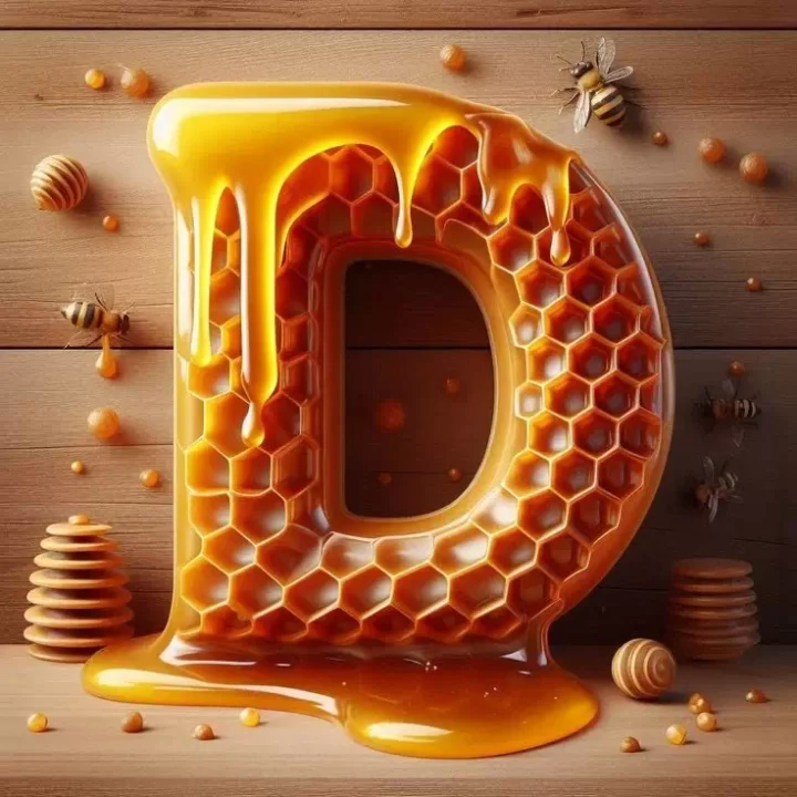 Stylish D letter profile picture for girls