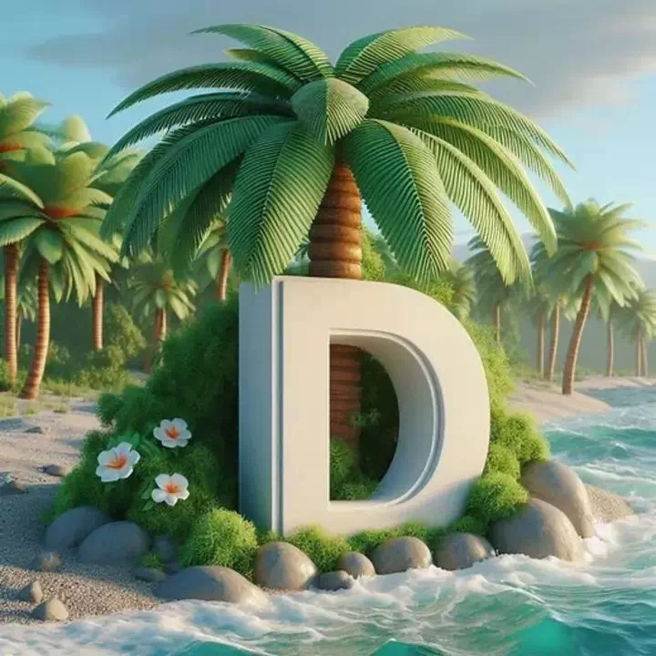 Facebook Alphabet D Letter DP Images