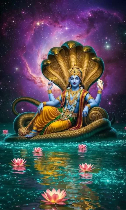 Beautiful God Vishnu Bhagwan WhatsApp DP image