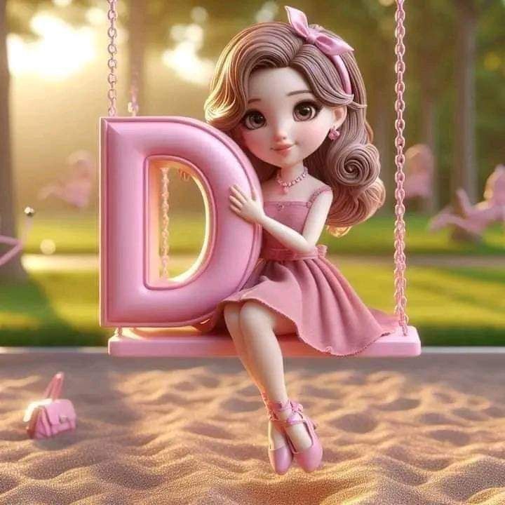 D Alphabet Profile Pictures