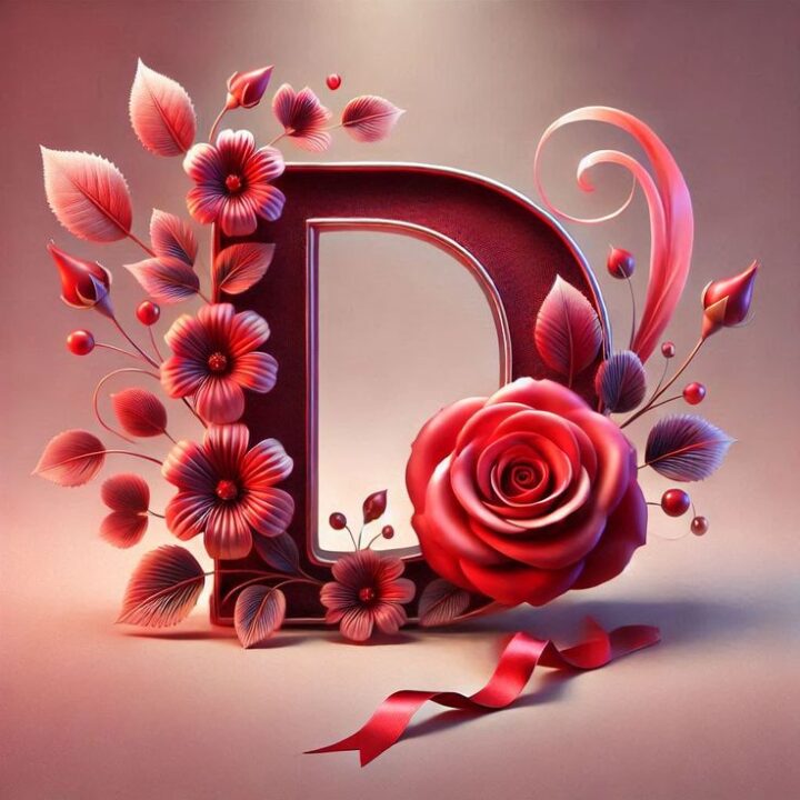 D Alphabet Profile Pictures