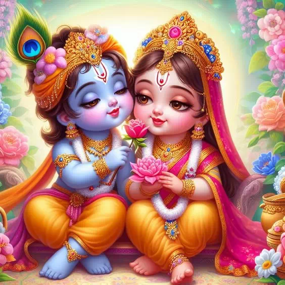 Radha Krishna Facebook Profile Picture