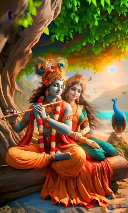 High Quality Radha Krishna DP