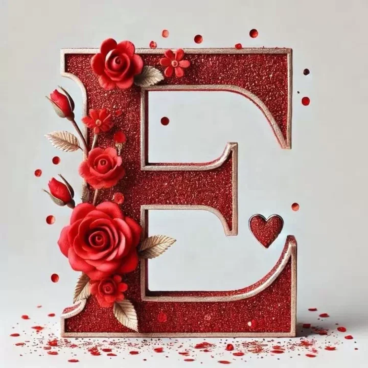 Beautiful E alphabet WhatsApp DP images