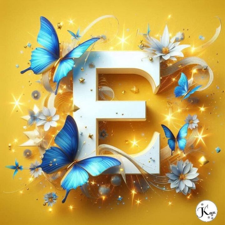 E Letter Profile Pictures for WhatsApp