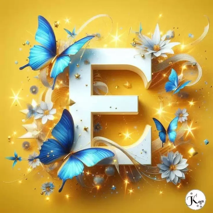 Trendy E Letter Profile Pictures for Facebook
