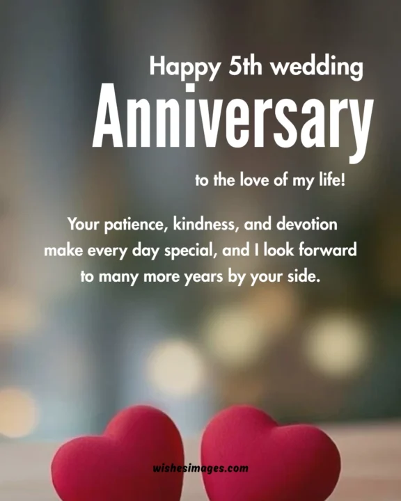 Romantic 5th Anniversary Messages